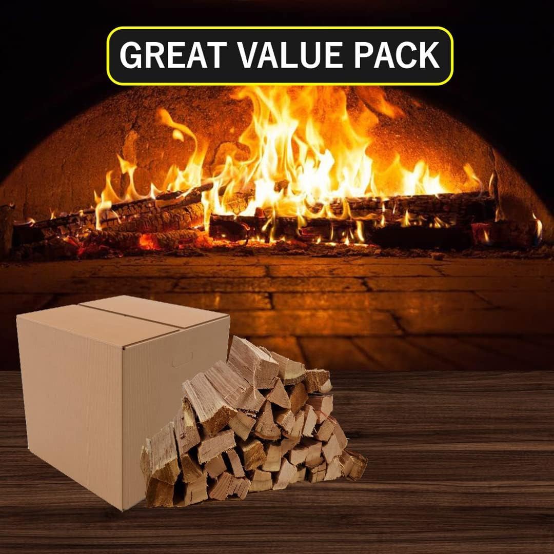 Kiln Dried Mini Pizza Oven Cooking Logs~ 6 Inch Wood Logs for Grills and Smokers, Solo Stove Mesa XL Hickory~ 12 lbs, (790 Cubic Inches)