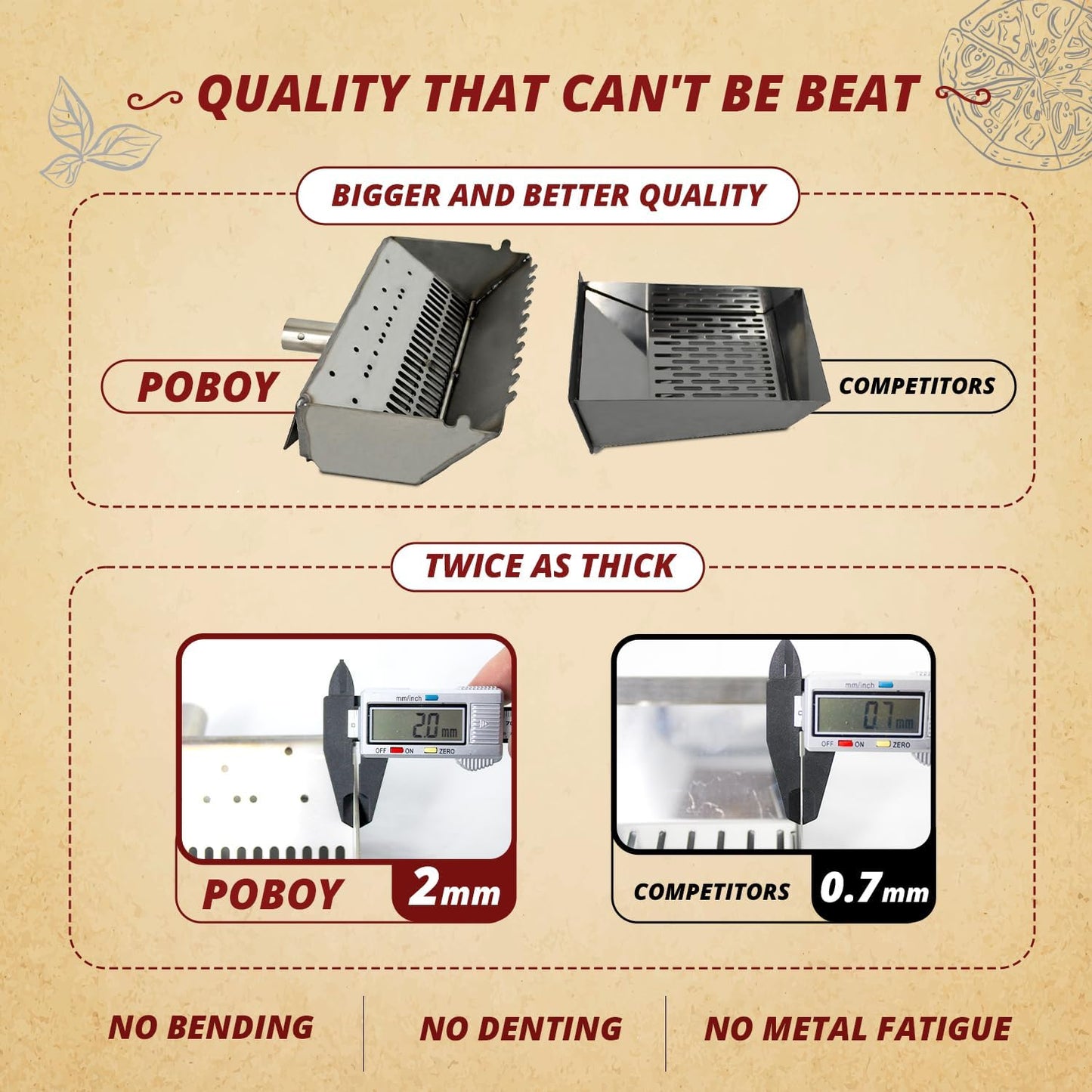 Outdoor Pellet Pizza Oven - Original Pellethead PoBoy Wood Fired Portable Grill with Peel, Blower, 13" Pizza Stone Accessories Kit