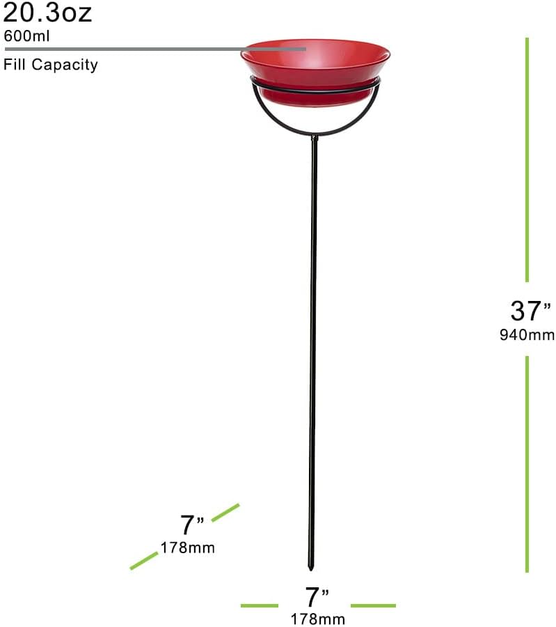 Cuban Garden Stake, M429-200-76, Ruby Red, 1 Piece