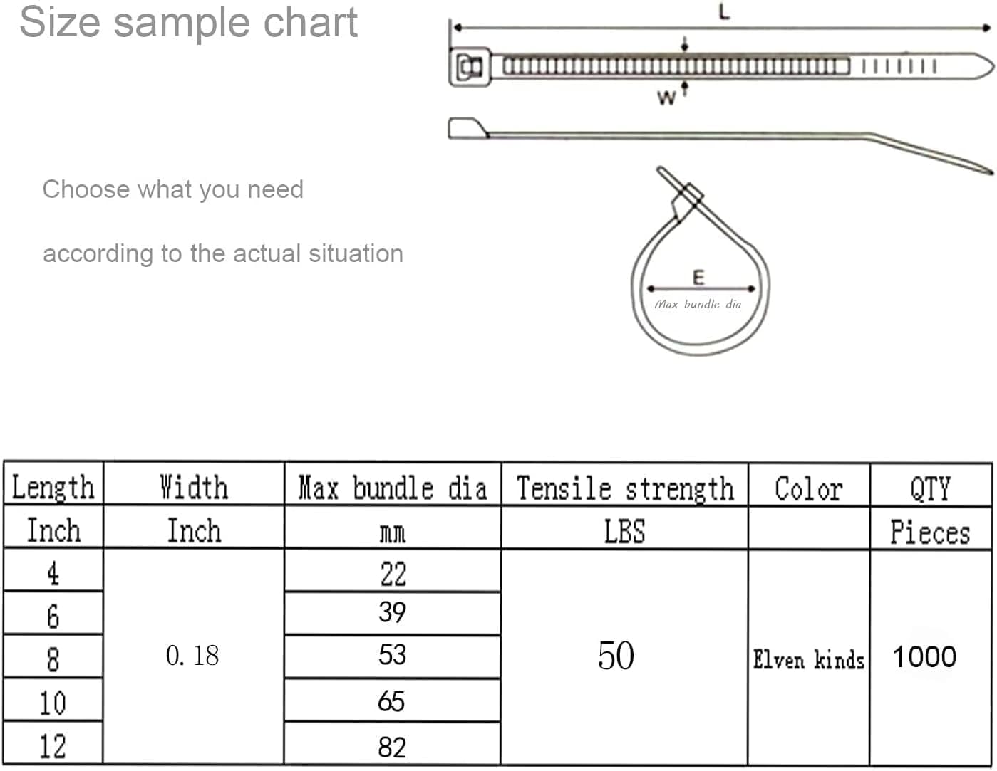 XINGO 1000 PCS Pink Zip Ties 12 Inch, 60 LBS Tensile Strength, Self-Locking Nylon Plastic Nylon PA66 Wire Ties for Indoor and Outdoor Use