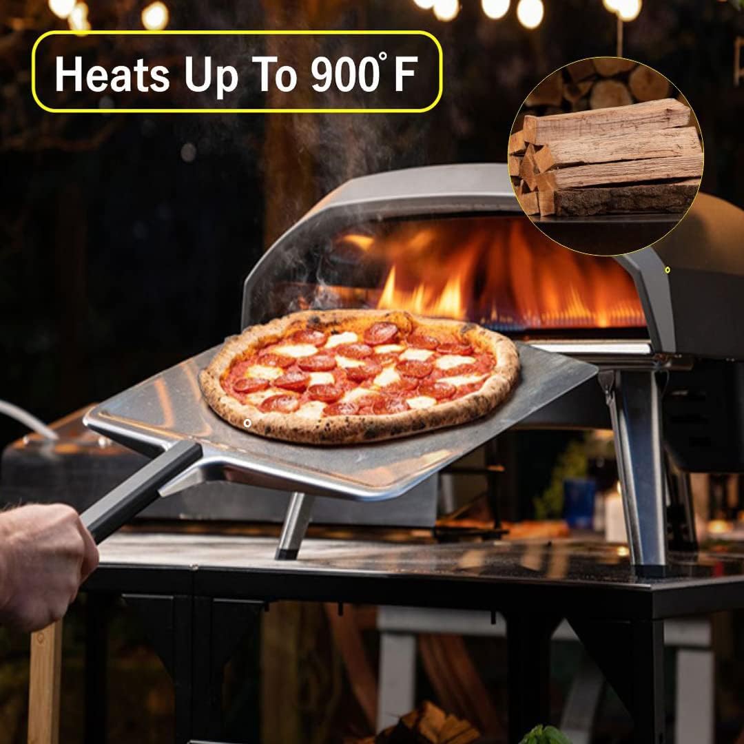 Kiln Dried Mini Pizza Oven Cooking Logs~ 6 Inch Wood Logs for Grills and Smokers, Solo Stove Mesa XL Hickory~ 12 lbs, (790 Cubic Inches)