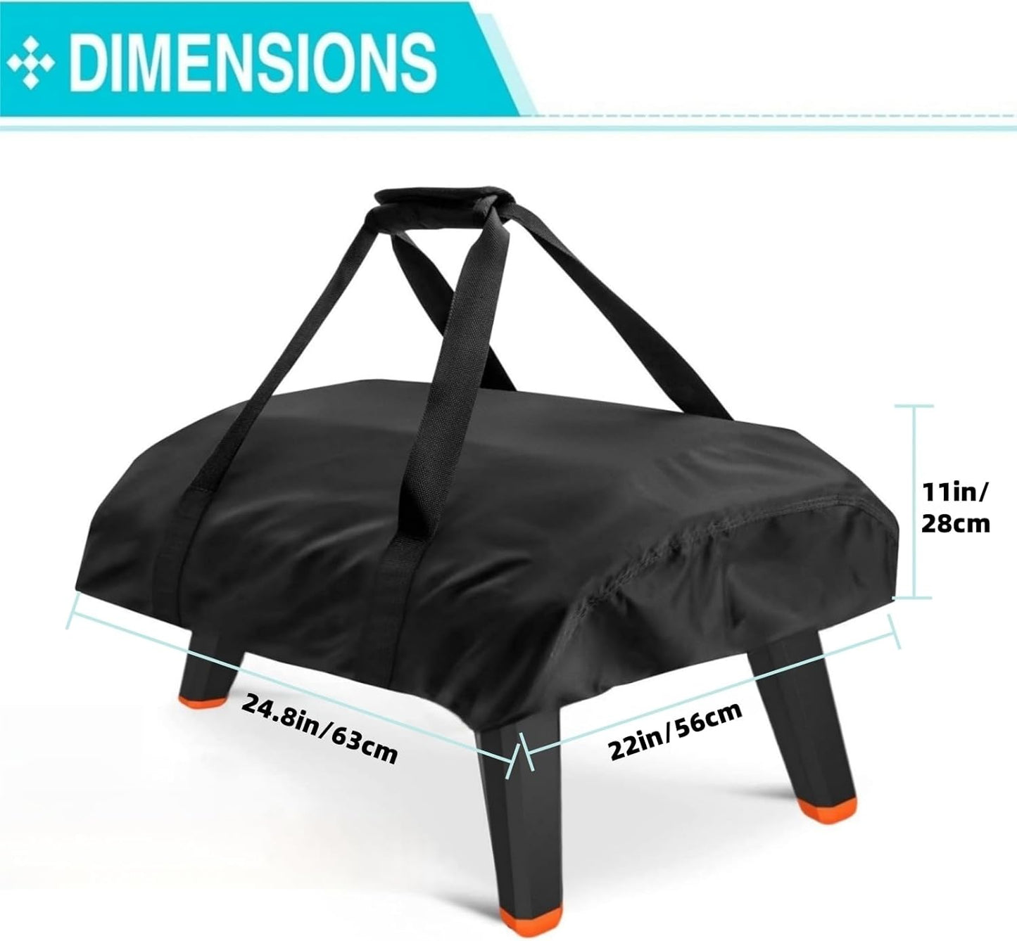 Pizza Oven Cover for Blackstone (Leggero) 2238 2379 5967,TwoPone Waterproof Pizza Oven Accessories Carry Cover for Outdoor