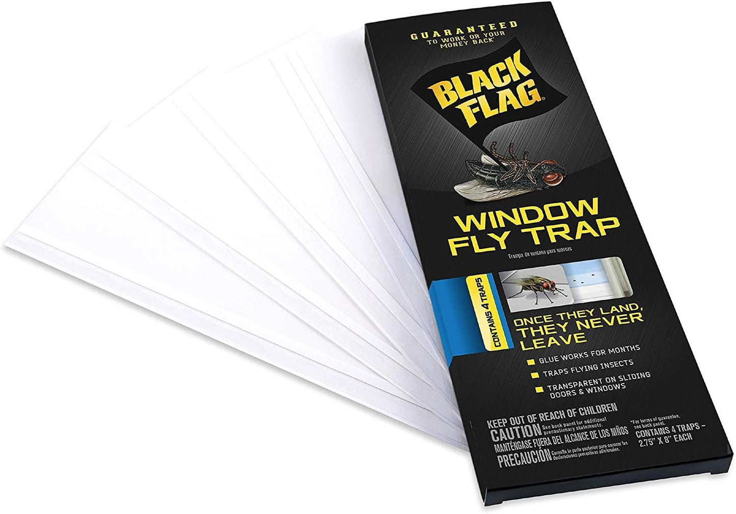 Black Flag Window Fly Trap(2Pack)