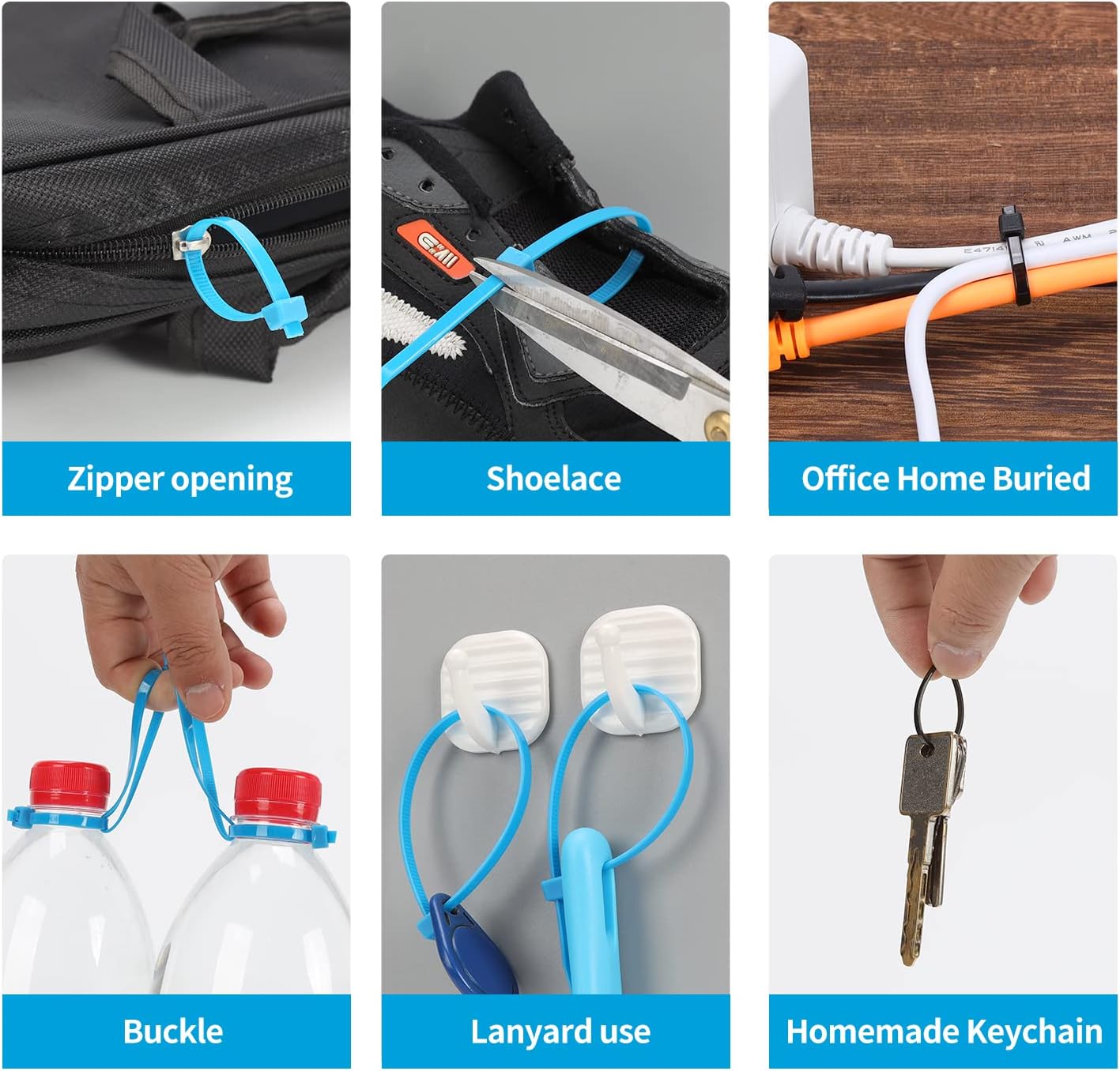 XINGO 100PCS Cable Zip Ties Heavy Duty, Premium Nylon Plastic Wire Ties with 50 Pounds Tensile Strength, Self-Locking Black Nylon Zip Ties for Indoor and Outdoor (16 inch, Apple Green)