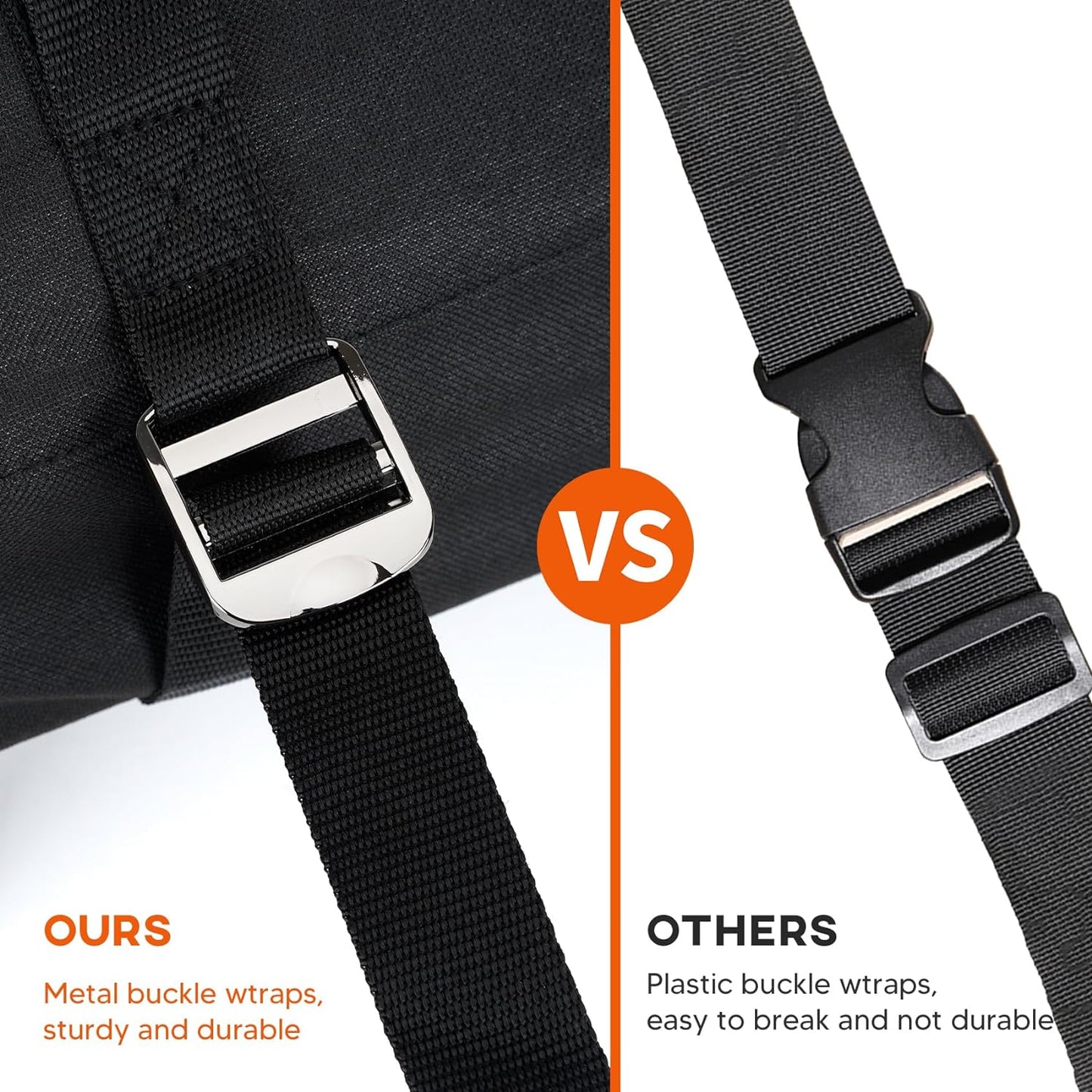 Onlyfire Pizza Oven Cover for Ooni Koda 16, Heavy Duty Waterproof Weather Resistant Dust-Proof Pizza Protective Carry Cover, Black