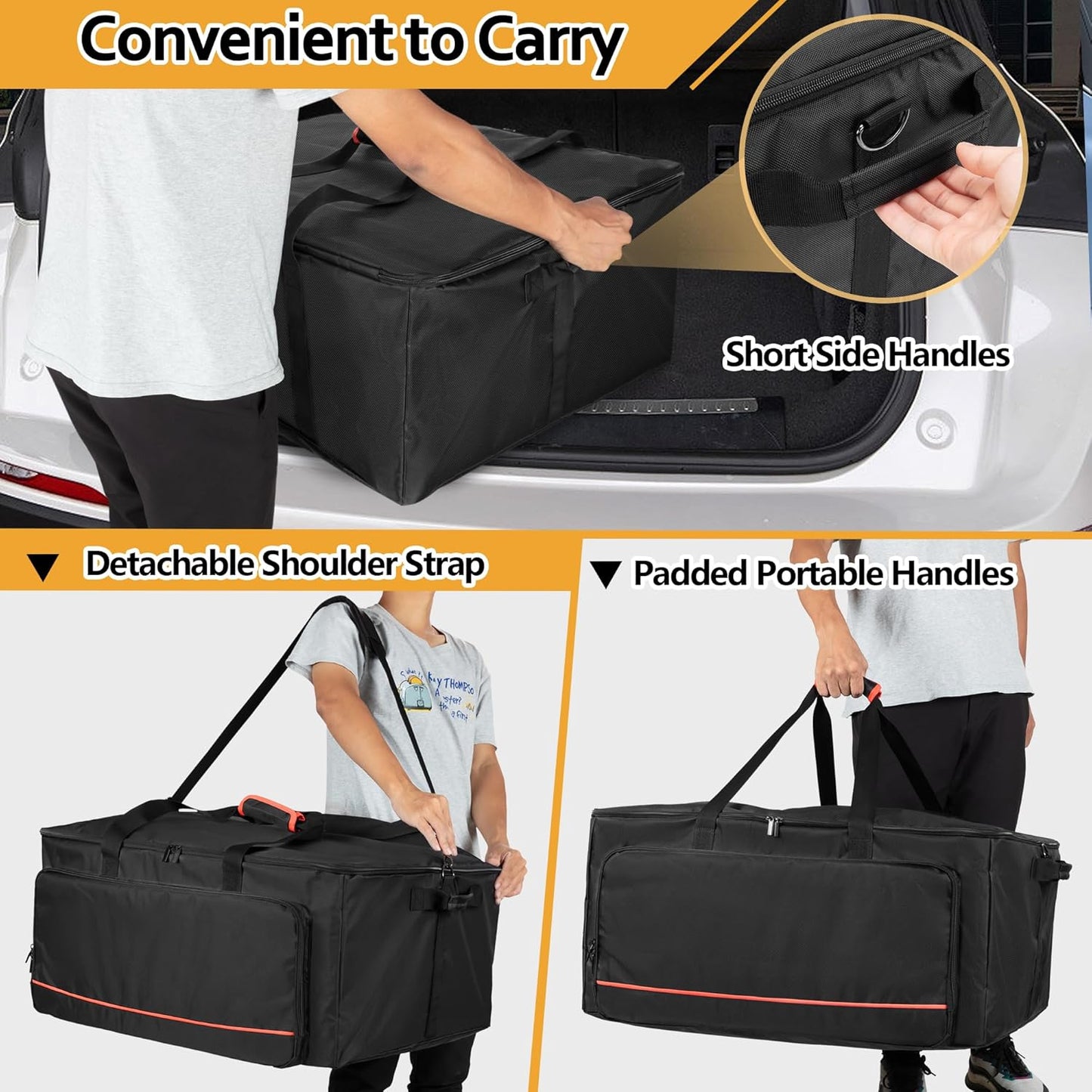 Pizza Oven Bag Compatible with Ooni Koda 16 Gas Pizza Oven, Outdoor Storage Cover Compatible with Ooni Koda 16, Portable Carry Case with Shoulder Strap for Accessories Kit, Bag Only