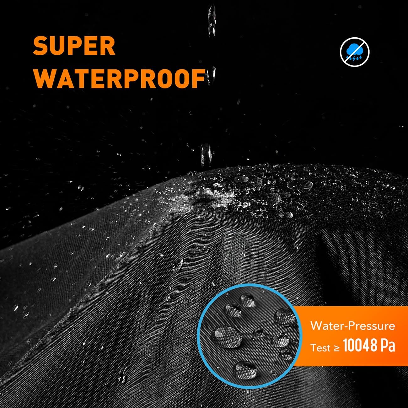 Heavy Duty Replacement Grill Cover fits for Ooni Karu 12 Carry Cover, Pizza Oven Accessories, Black